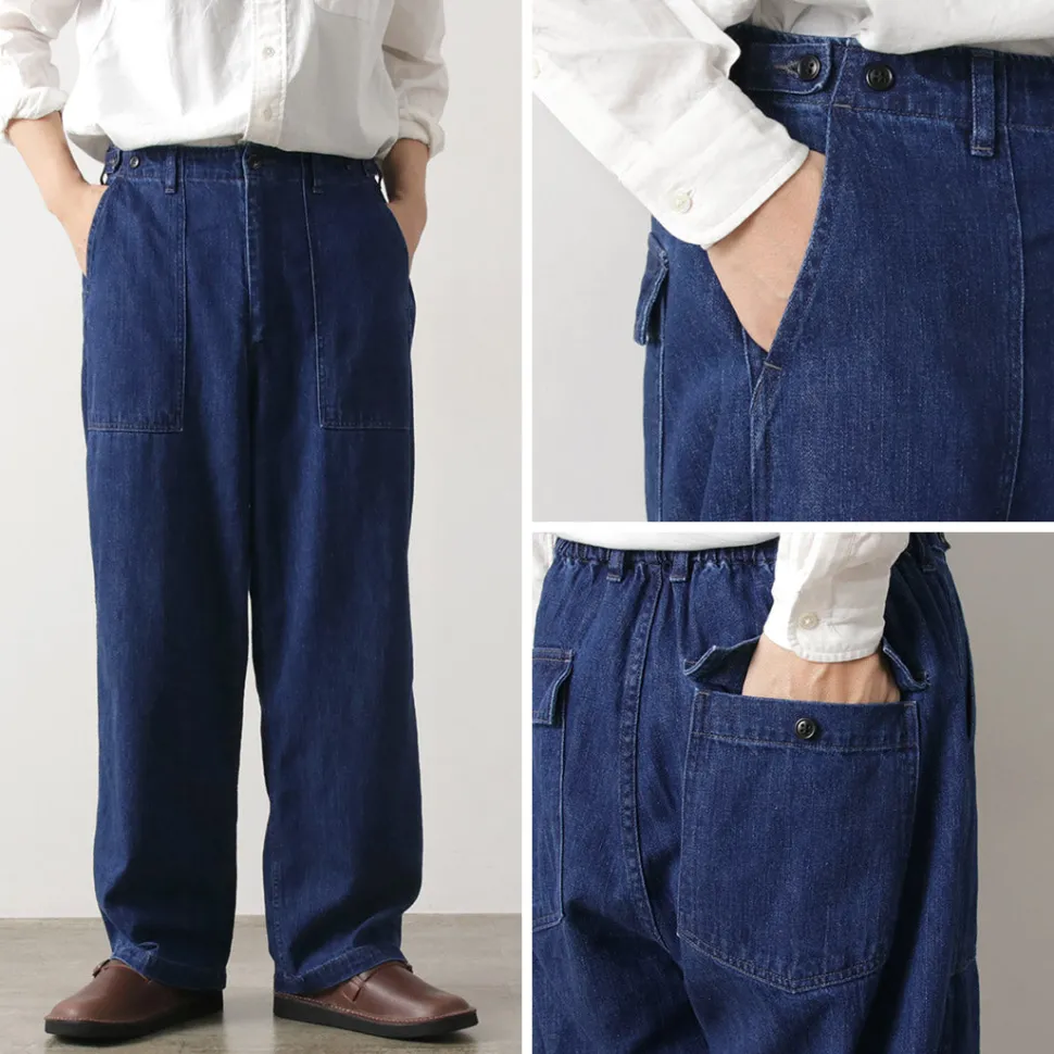 ORDINARY FITS / James Fatigue Denim with Used Finish