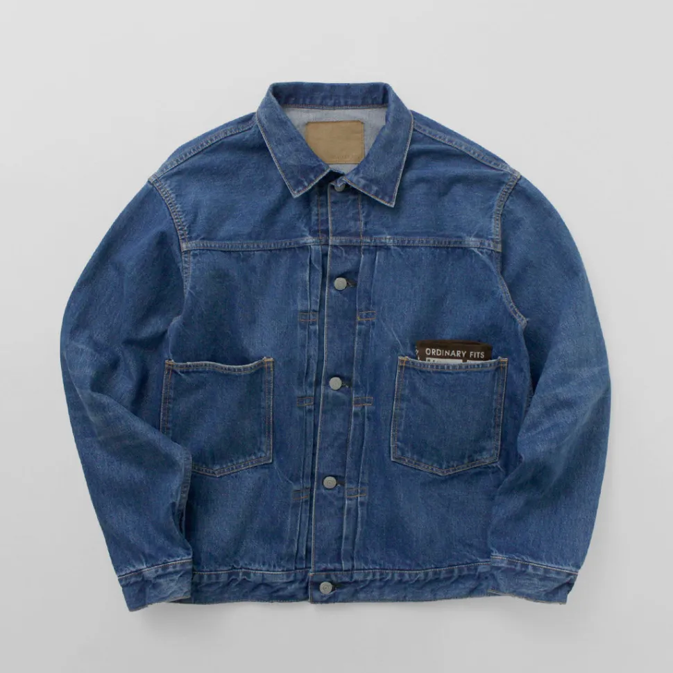 ORDINARY FITS / 2nd type denim jacket used finish