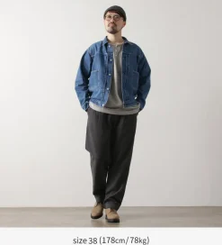 ORDINARY FITS / 2nd type denim jacket used finish