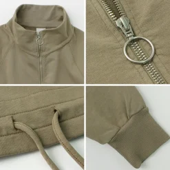 PARAGES / Battle Half Zip Sweatshirt