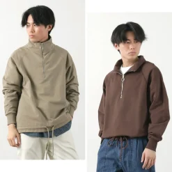 PARAGES / Battle Half Zip Sweatshirt