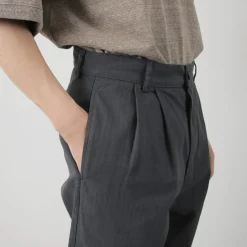 PARAGES / Double Pleated Pants Cotton