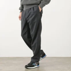 PARAGES / Double Pleats Wool Pants