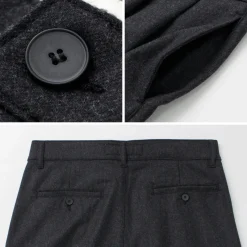 PARAGES / Double Pleats Wool Pants