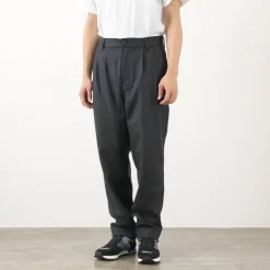 PARAGES / Double Pleats Wool Pants