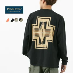 PENDLETON / Back Print Long Sleeve T-Shirt