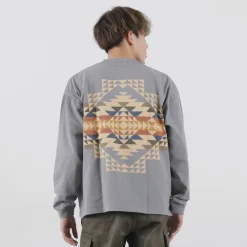 PENDLETON / Back Print Long Sleeve T-Shirt