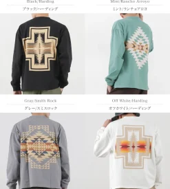 PENDLETON / Back Print Long Sleeve T-Shirt
