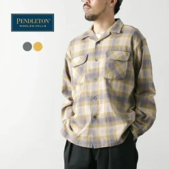 PENDLETON / Open Collar Shirt