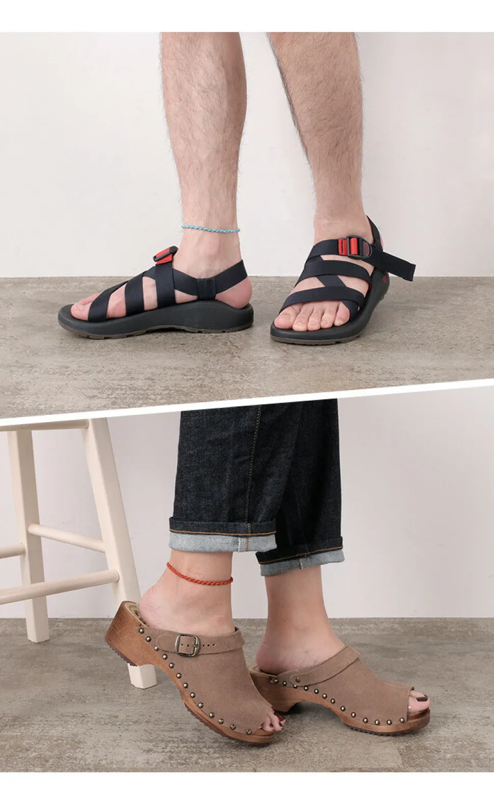 PHADUA / Anklet Wax Cord 2 Tone