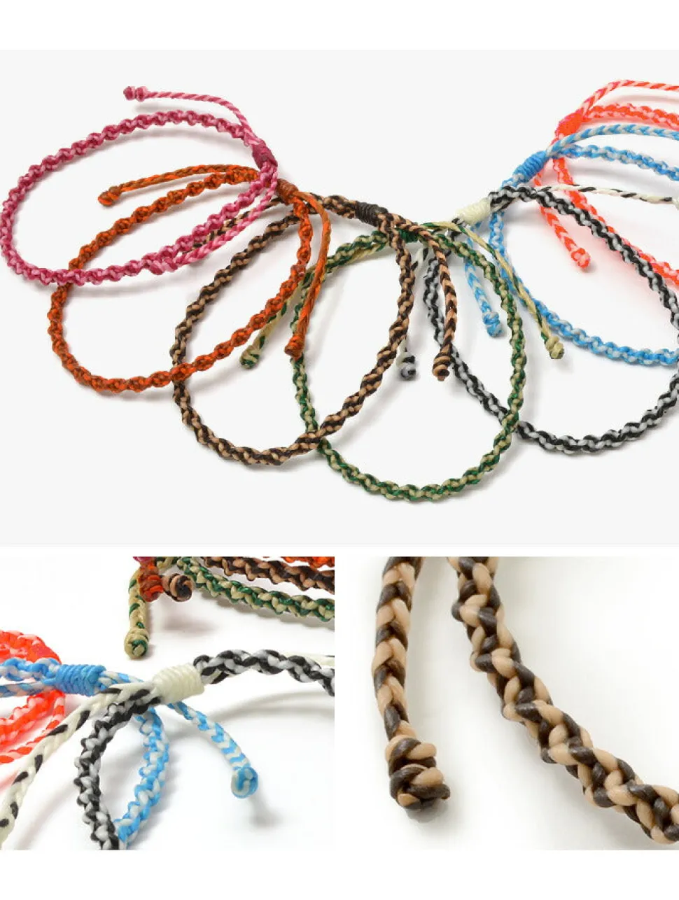 PHADUA / Anklet Wax Cord 2 Tone