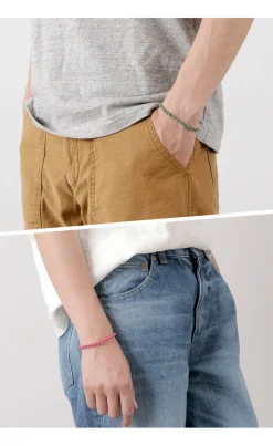 PHADUA / Bracelet Wax cord 2-tone