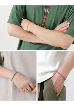 PHADUA / Bracelet Wax cord 2-tone