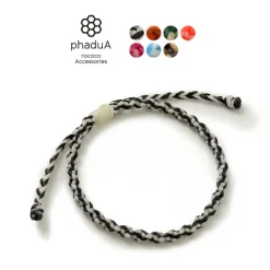 PHADUA / Bracelet Wax cord 2-tone