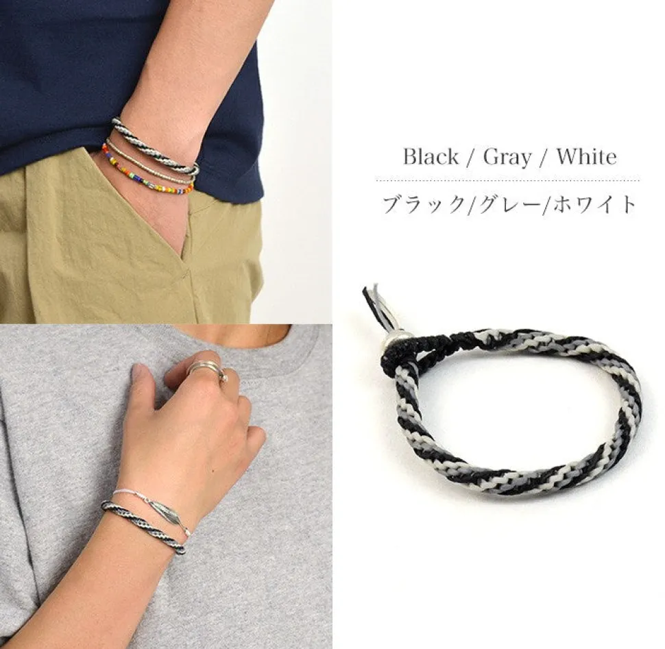 PHADUA / Braid Wax Cord Bracelet