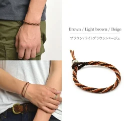 PHADUA / Braid Wax Cord Bracelet