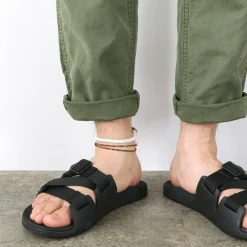 PHADUA / Braided 1.5mm Leather Anklet