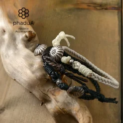 PHADUA / Braided 1.5mm Leather Anklet