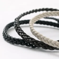 PHADUA / Braided 1.5mm Leather Anklet