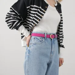 PHADUA / Elastic Narrow Mesh Belt