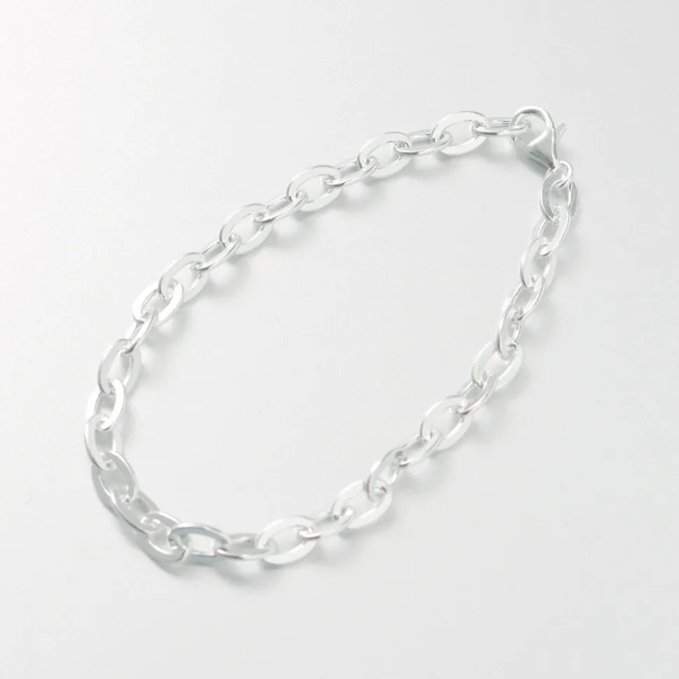 PHADUA / Flat cable chain bracelet silver 925