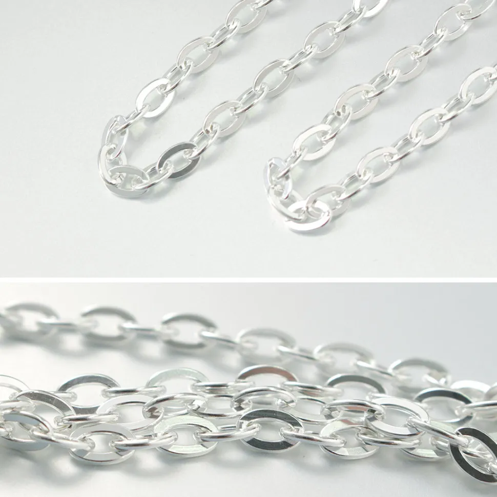 PHADUA / Flat cable chain bracelet silver 925