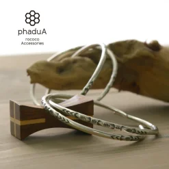 PHADUA / Karen silver bangle/7916