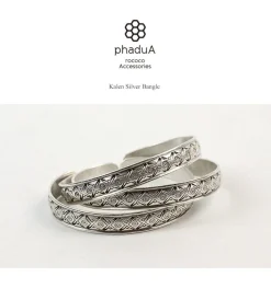 PHADUA / Karen silver bangle