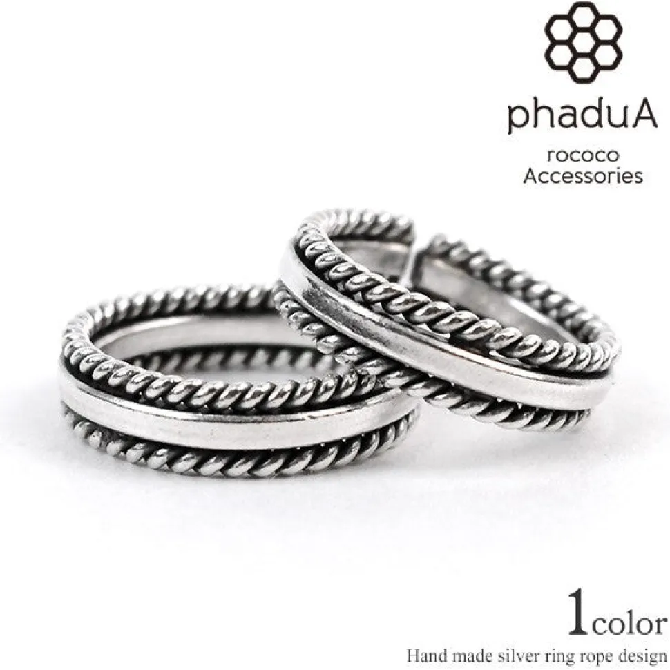 PHADUA / Karen Silver Ring Rope Design