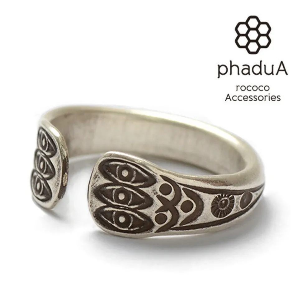 PHADUA / Karen Silver Ring / 6 Eyes