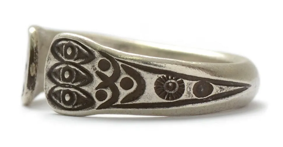 PHADUA / Karen Silver Ring / 6 Eyes