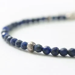 PHADUA / Lapis (3mm) Cut Bead Bracelet