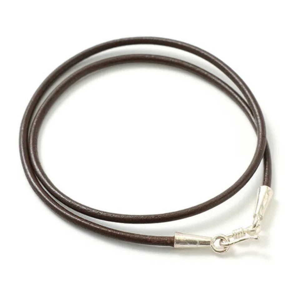 PHADUA / Leather choker (2.5mm) necklace