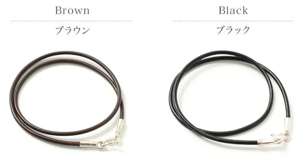 PHADUA / Leather choker (2.5mm) necklace