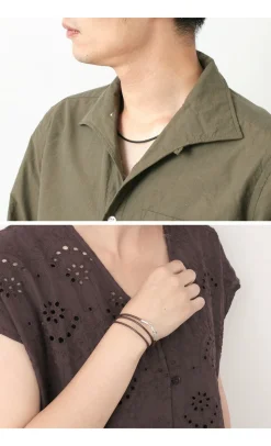 PHADUA / Leather choker (2.5mm) necklace