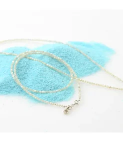 PHADUA / Mother of Shell 2mm Cut Beads Necklace/Anklet