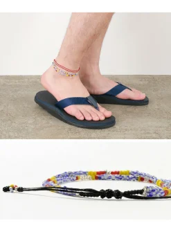 PHADUA / Multi Handmade Beaded Anklet