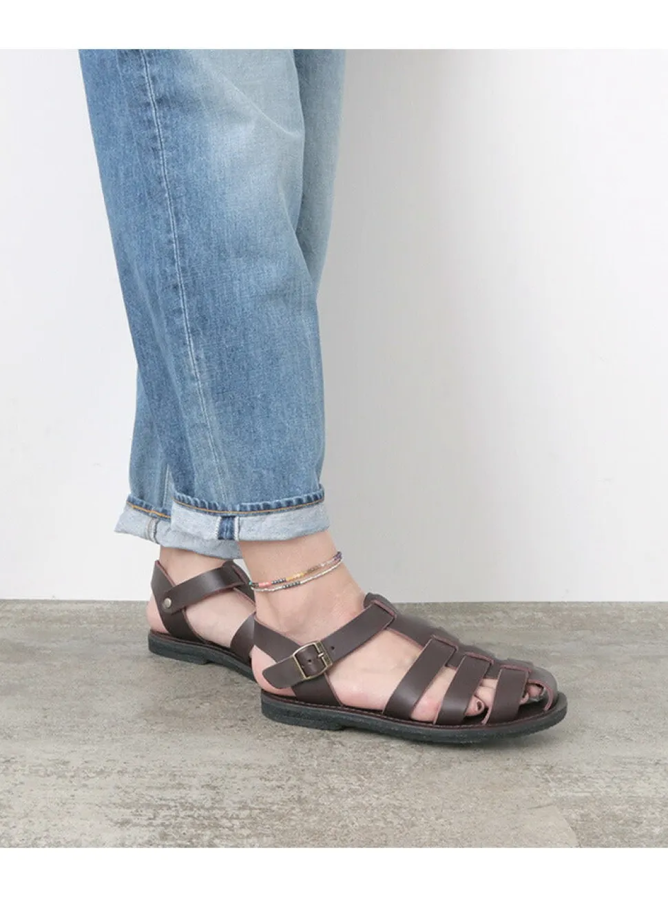 PHADUA / Multi Stone Wrap Anklet