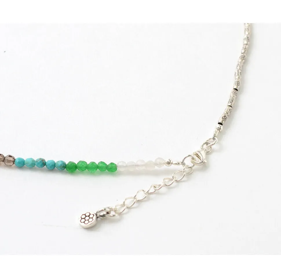PHADUA / Multi Stone Wrap Anklet