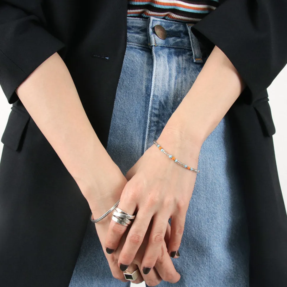 phaduA / Multicolor Glass Bead Bracelet