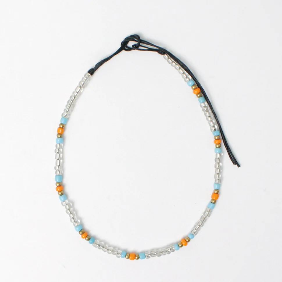 PHADUA / Multicolor glass bead anklet