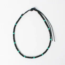 PHADUA / Multicolor glass bead anklet