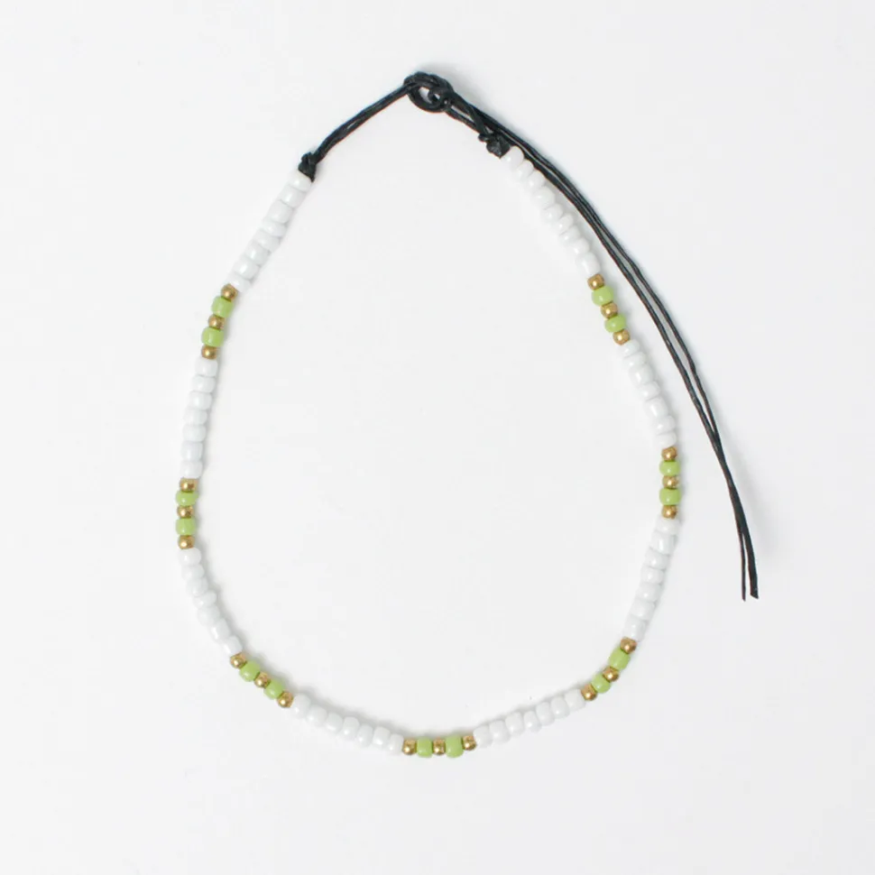 PHADUA / Multicolor glass bead anklet
