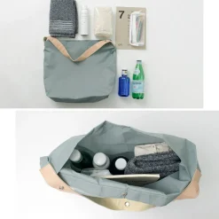 PHADUA / Ripstop Nylon Leather Sack/Shoulder Bag