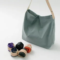 PHADUA / Ripstop Nylon Leather Sack/Shoulder Bag