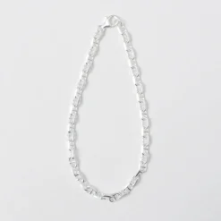 PHADUA / Semi solid anchor chain bracelet 925 silver