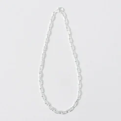 PHADUA / Semi solid anchor chain anklet 925 silver