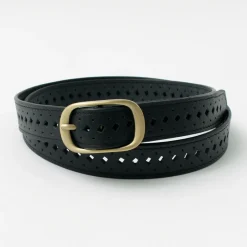PHADUA / Sizeless Perforated Leather Belt