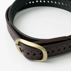PHADUA / Sizeless Perforated Leather Belt