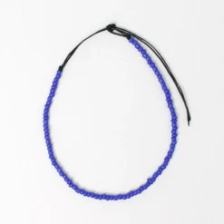 PHADUA / Solid glass bead anklet